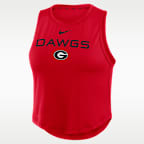 Camiseta de tirantes cropped Nike Dri-FIT para mujer Georgia One