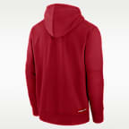 Sudadera con gorro sin cierre Nike Therma de la MLB para hombre Philadelphia Phillies Authentic Collection