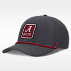 Alabama Legacy Letter Rise Men's Nike Dri-FIT College A-Frame Adjustable Hat