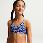 Conjunto de bikini con cordones para niña talla grande Natación Nike