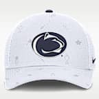 Gorra de rejilla universitaria ajustable Nike para hombre Penn State Country Club Golfin' Rise