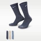 Nike Everyday Plus Cushioned Training Crew Socks (3 Pairs)