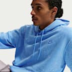 Sudadera con gorro de tejido Fleece prelavada para hombre Nike Sportswear Club