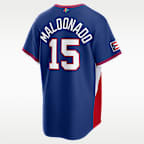 Jersey Nike Stadium para hombre Martín Maldonado Puerto Rico National Baseball Team 2026 World Baseball Classic