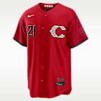 Hunter Greene Cincinnati Reds City Connect Men's Nike MLB Stadium Jersey