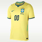 Brazil 2026 Stadium Home Men's Nike Dri-FIT Soccer Replica Custom Jersey By You