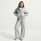 กางเกงขายาวแบบปล่อยชายเด็กหญิง Nike Sportswear Studio Fleece