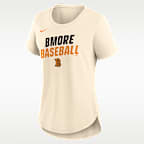 Baltimore Orioles Team Phrase City Connect Lockup Women's Nike MLB T-Shirt