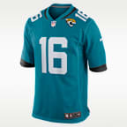 Jersey de futbol americano Game para hombre NFL Jacksonville Jaguars (Trevor Lawrence)