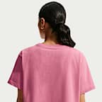 Playera de manga corta holgada cropped para mujer Nike Sportswear Classic