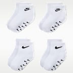 Calcetines antideslizantes con logotipo para bebé (4 pares) Nike