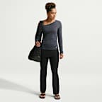 Camisola de manga comprida Dri-FIT Nike One Relaxed para mulher
