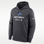 Detroit Lions Toss Sweep Men’s Nike Therma NFL Pullover Hoodie