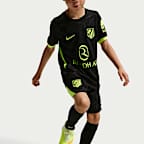 Short de foot Replica Nike Dri-FIT Atlético Madrid 2026/27 Stadium Extérieur pour ado