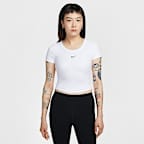 Nike One Fitted Women's Dri-FIT Short-Sleeve Cropped Top
