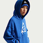 Sudadera con gorro de tejido Fleece para niños talla grande Nike ACG