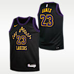 Luka Dončić Los Angeles Lakers City Edition Nike NBA Swingman Trikot für ältere Kinder