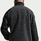 Casaco folgado em bouclé com fecho completo Nike Tech para homem