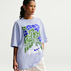 Playera de manga corta oversized para mujer Nike Sportswear Air Force 1