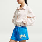 Shorts de tiro alto de 4" para mujer Nike Sportswear Phoenix Fleece