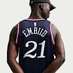 Joel Embiid Philadelphia 76ers City Edition Men's Nike NBA Swingman Jersey