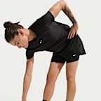 Nike One Women's Dri-FIT High-Waisted 8cm (approx.) 2-in-1 Shorts