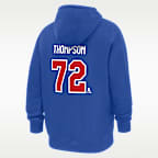 Sudadera con gorro sin cierre de hockey para hombre Tage Thompson Nike USA Club Fleece "Gold Medal"