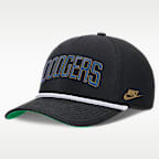Gorra Nike de la MLB ajustable para hombre Los Angeles Dodgers Rise