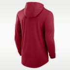 Florida State Legacy Arch Men's Nike Dri-FIT College Long-Sleeve Hooded T-Shirt
