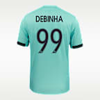 Jersey Nike Dri-FIT de la NWSL Replica para hombre Debinha de Oliveira KC Current visitante 2025 Stadium