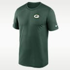 Green Bay Packers Legend Small Logo Men's Nike Dri-FIT NFL T-Shirt