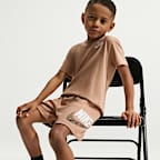 나이키 스포츠웨어 인 더 존 리틀키즈 프렌치 테리 쇼츠