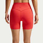 ナイキ ユニバーサ ウィメンズ ハイウエスト 13cm バイカーショートパンツ フロントシームなし