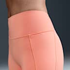 Leggings de cintura alta sin costura delantera de 7/8 para mujer Nike Universa