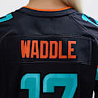 Jaylen Waddle Miami Dolphins Rivalries Collection Women’s Nike NFL Game Jersey