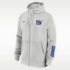 New York Giants Club Men's Nike NFL Full-Zip Hoodie