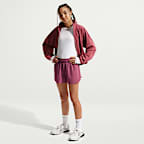 Shorts de correr Repel Dri-FIT de tiro medio de 18 cm para niña Nike MAVN