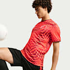 Turquía 2026 Pre-Match Camiseta de fútbol de manga corta para antes del partido Nike Dri-FIT - Hombre