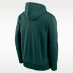 Michigan State Team Stacked Men’s Nike Therma College Pullover Hoodie