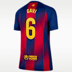 Jersey de fútbol Nike Dri-FIT del Barcelona local 2025/26 Stadium Gavi para mujer