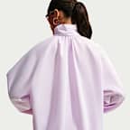 Chamarra tipo anorak de satén con cierre de 1/4 para mujer Nike Sportswear