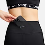 Leggings tiro alto de 7/8 con bolsillos para mujer Nike One