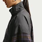 Nike Sportswear Women's Oversized Checked Flannel Anorak Jacket
