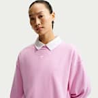 Nike Studio Fleece Lightweight Women's Oversized Crew-Neck Sweatshirt
