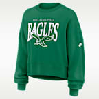 Philadelphia Eagles Rewind Phoenix Women's Nike NFL Oversized Pullover Crew