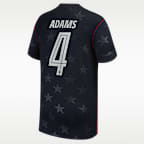 Jersey Nike Fútbol Dri-FIT para niños talla grande Tyler Adams USMNT 2026 Stadium Away