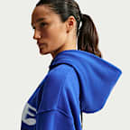 Nike Studio Fleece Women's Cropped Oversized Pullover Hoodie