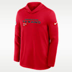 Houston Texans Pure Fury Sideline Men's Nike Dri-FIT NFL Long-Sleeve Hooded Top