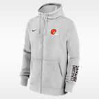 Sudadera con gorro Nike de la NFL de cierre completo para hombre Cleveland Browns Club