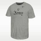 Playera universitaria Nike para niños talla grande Army Rivalry Script